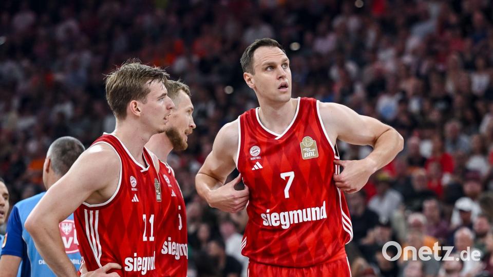 Justus Hollatz und Johannes Voigtmann sind zwei von fünf Europameistern bei Bayern München. (Archivbild) Bild: Harry Langer/dpa