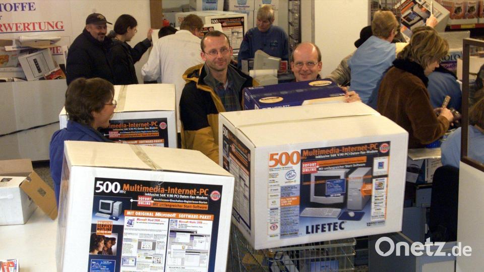 Das gute Preis-Leistungs-Verhältnis der Aldi-PCs lockte viele Kunden an. (Archivbild) Bild: picture-alliance / dpa