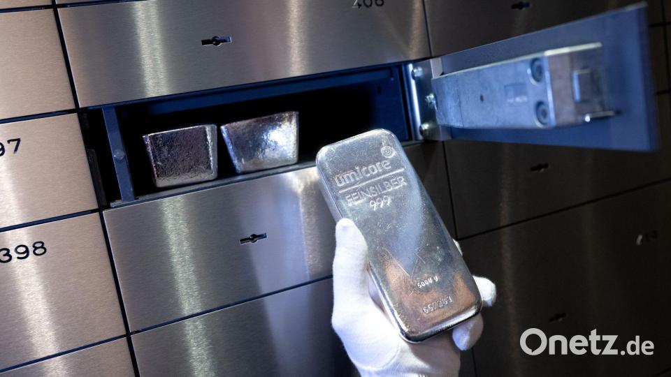 Auch Silber wird immer teurer. Bild: Sven Hoppe/dpa