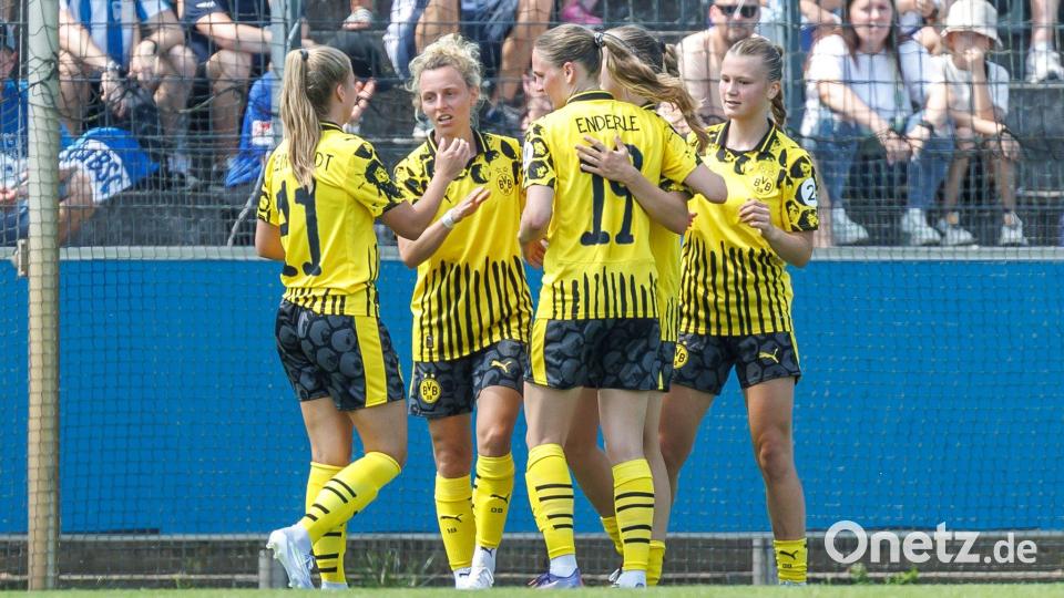 Langfristig will das Team in die 1. Bundesliga. (Archivbild) Bild: Andreas Gora/dpa