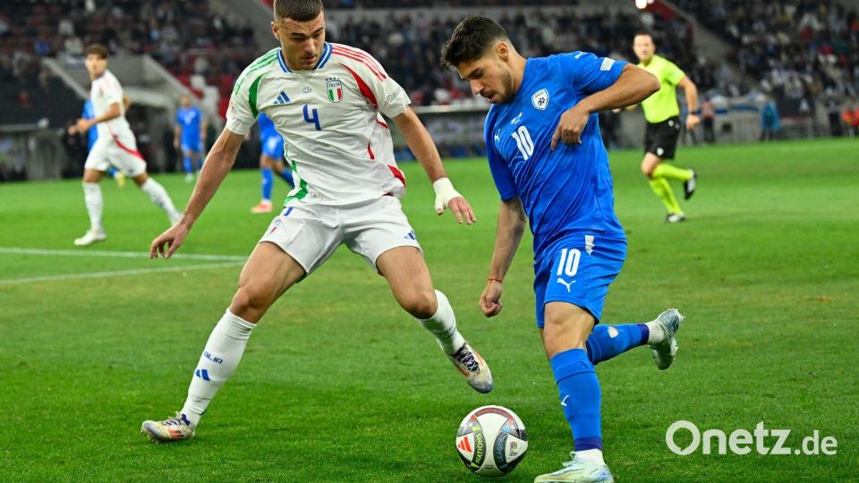 Vor gut zwei Wochen spielte Israel noch gegen Italien. Bild: Denes Erdos/AP/dpa