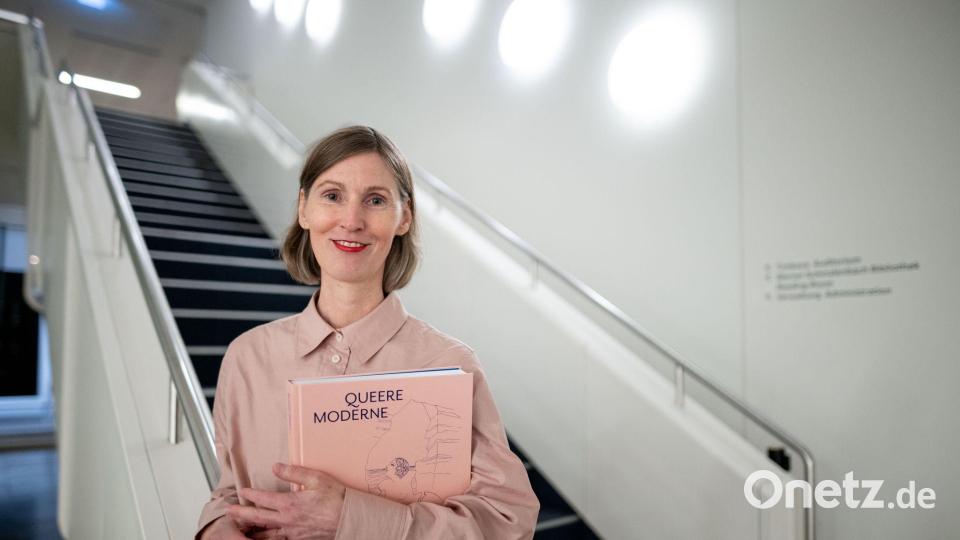 Die Kuratorin Isabelle Malz hat zu queeren Netzwerken der Avantgarde geforscht. Bild: Fabian Strauch/dpa