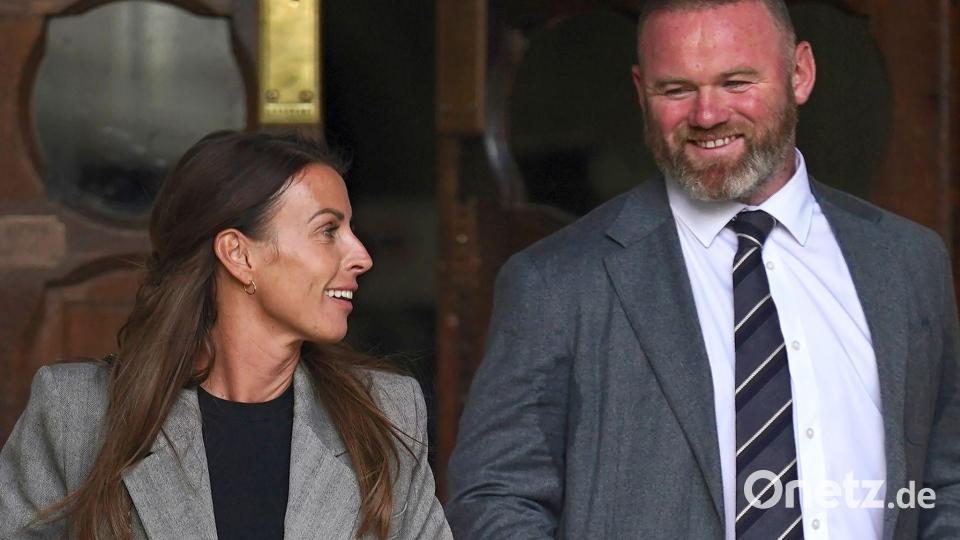 Seit dem Teenageralter sind Coleen und Wayne Rooney ein Paar. Der Ex-Stürmer, der mit Alkoholproblemen kämpfte, sagt: „Wenn sie nicht gewesen wäre, wäre ich tot.“ Bild: Yui Mok/PA Wire/dpa