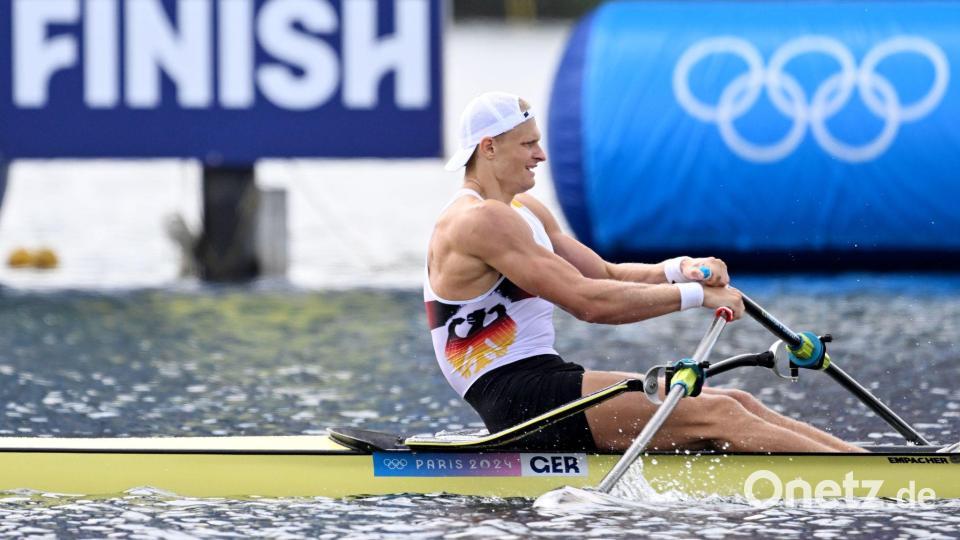 Oliver Zeidler wurde 2024 in Paris Olympiasieger. (Archivbild) Bild: Sebastian Kahnert/dpa
