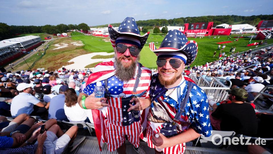 Das US-Team kann auf seine lautstarken Fans bauen. Bild: Mike Egerton/PA Wire/dpa