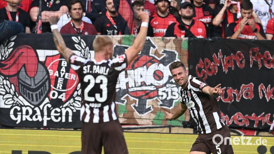 Traf erstmals in der Bundesliga: St. Paulis Abwehrspieler Hauke Wahl Bild: Carmen Jaspersen/dpa
