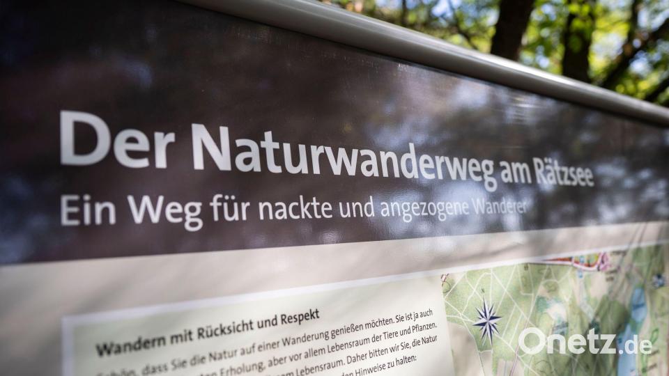 Der Wanderweg liegt in der Gemeinde Wustrow an der Mecklenburgischen Seenplatte. Bild: Philip Dulian/dpa