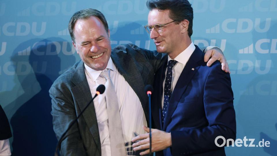 In der NRW-Landeshauptstadt geht Amtsinhaber Stephan Keller (CDU) in eine zweite Amtszeit. Bild: David Young/dpa