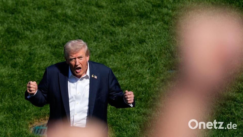Trump will das militärische Eingreifen in US-Städten ausweiten - Demokraten kritisieren das scharf. Bild: Alex Brandon/AP/dpa