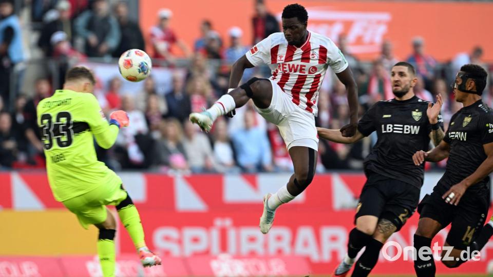 Der 1. FC Köln und der VfB Stuttgart lieferten sich ein umkämpftes Duell. Bild: Federico Gambarini/dpa