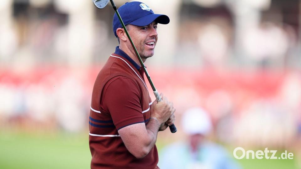 Rory McIlroy ist der Star des europäischen Ryder-Cup-Teams. Bild: Mike Egerton/PA Wire/dpa