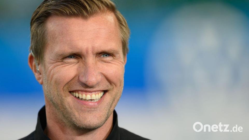 Frankfurts Sportvorstand Markus Krösche sieht das Spiel bei Atlético Madrid als Standortbestimmung. (Archivbild) Bild: Swen Pförtner/dpa