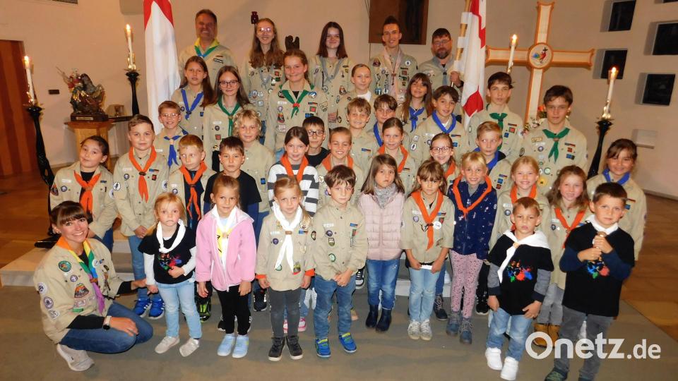 Der Jubilar: 87 Mitglieder zählt der Pfadfinderstamm Sankt Georg heute. Bild: whü