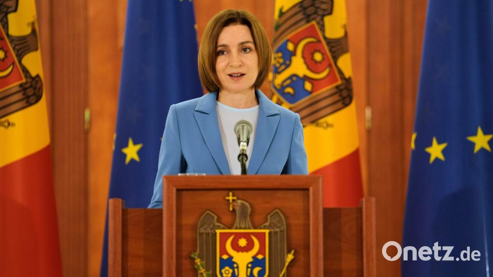 Die prowestliche Präsidentin Maia Sandu will mit einer Mehrheit prowestlicher Kräfte im Parlament den EU-Kurs des Landes fortsetzen. Bild: Vadim Ghirda/AP/dpa