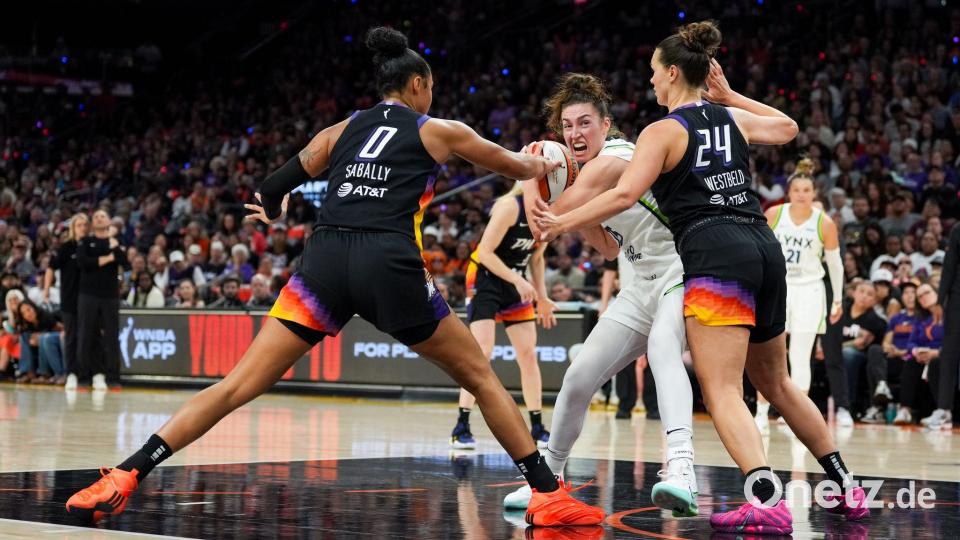 14 Punkte Rückstand konnten die Phoenix Mercury nicht aufhalten. Bild: Samantha Chow/AP/dpa