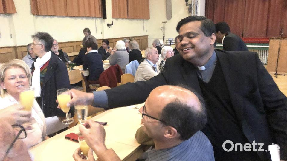 Das Come Together, um die Amtseinführung zu feiern, fand im benachbarten Jugendheim statt. Bild: wro