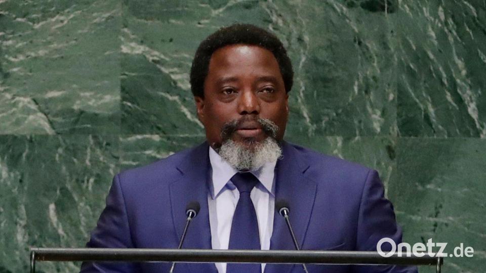 Ein Militärgericht im Kongo hat Ex-Präsidenten Joseph Kabila wegen Hochverrats und Kriegsverbrechen zum Tode verurteilt. (Archivbild) Bild: Frank Franklin Ii/AP/dpa