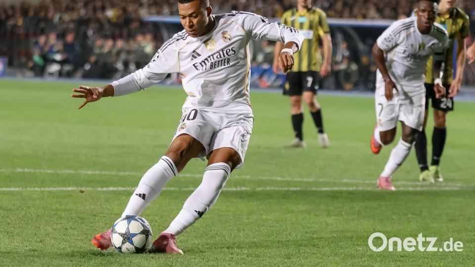 Auf Real-Torjäger Kylian Mbappe ist derzeit Verlass. Bild: Alikhan Sariyev/AP/dpa