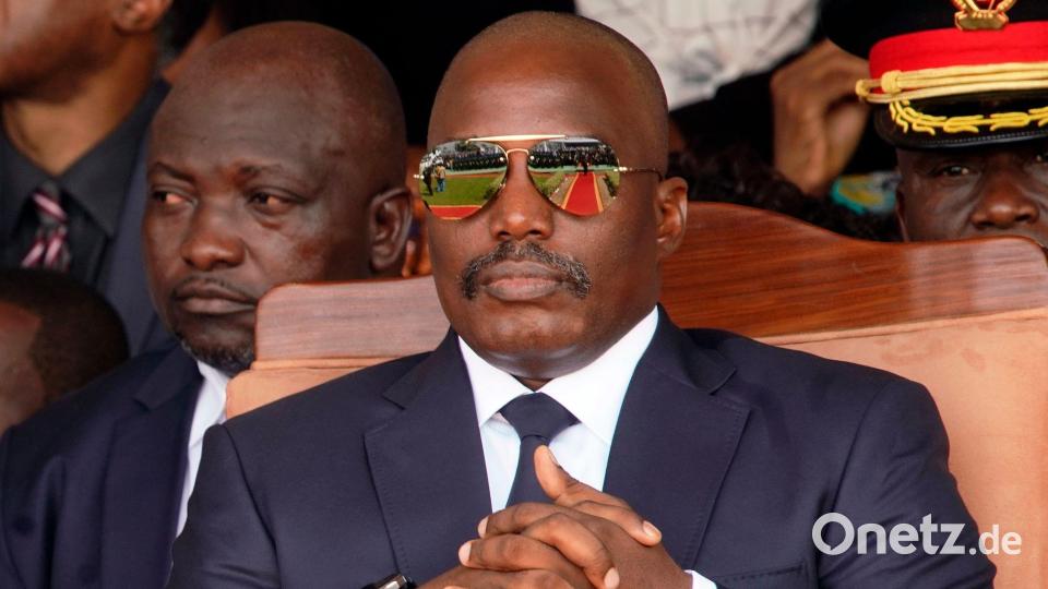 Ein Militärgericht im Kongo hat Ex-Präsidenten Joseph Kabila wegen Hochverrats und Kriegsverbrechen zum Tode verurteilt. (Archivbild) Bild: Jerome Delay/AP/dpa