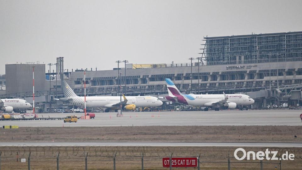 Am Flughafen Stuttgart ist es zu einem Brand gekommen. (Archivfoto) Bild: Bernd Weißbrod/dpa