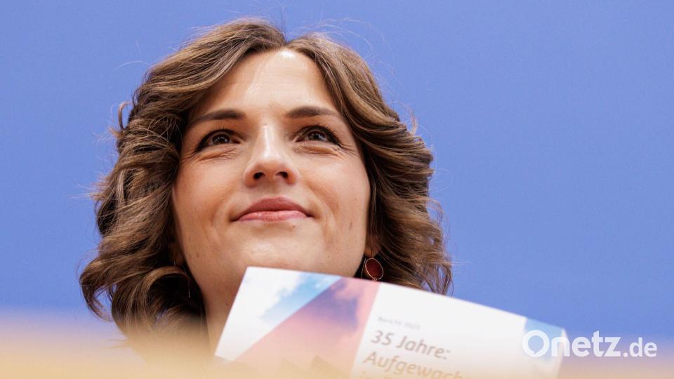 Die Ostbeauftragte Elisabeth Kaiser hat ihren ersten Jahresbericht vorgestellt. Bild: Carsten Koall/dpa