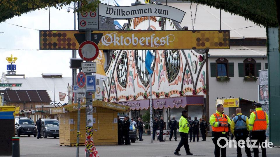 Bis 17.30 Uhr blieb das Oktoberfest nach einer Drohung geschlossen. Bild: Michael Faulhaber/dpa