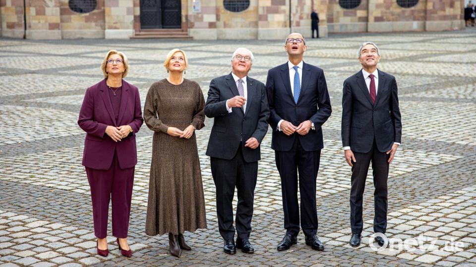 Die gesamte Spitze des Staats ist nach Saarbrücken gereist. Bild: Pinter Laszlo/dpa