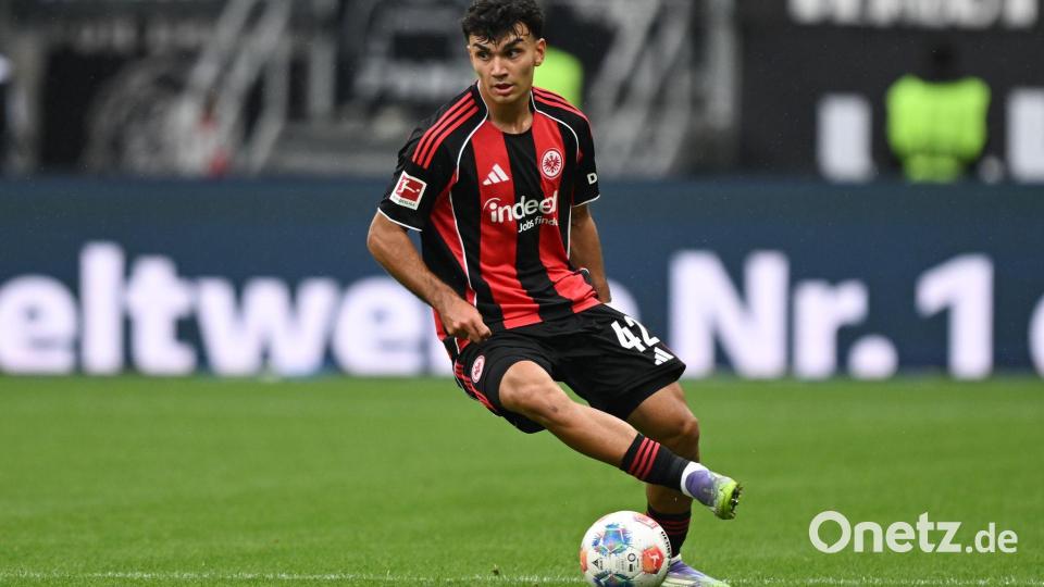 Eine neue Attraktion der Liga: Frankfurts Youngster Can Uzun. Bild: Arne Dedert/dpa