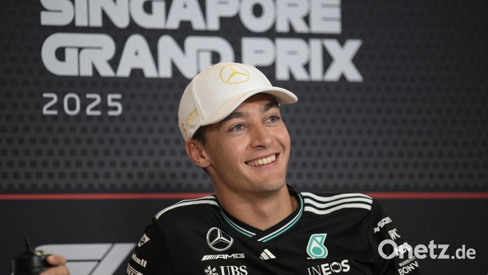 Fahrersprecher George Russell begrüßt die neue Hitze-Regel der Formel 1. Bild: Then Chih Wey/XinHua/dpa