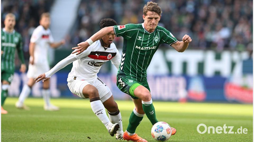 Jens Stage bestritt sein 100. Pflichtspiel für Werder Bremen. Bild: Carmen Jaspersen/dpa