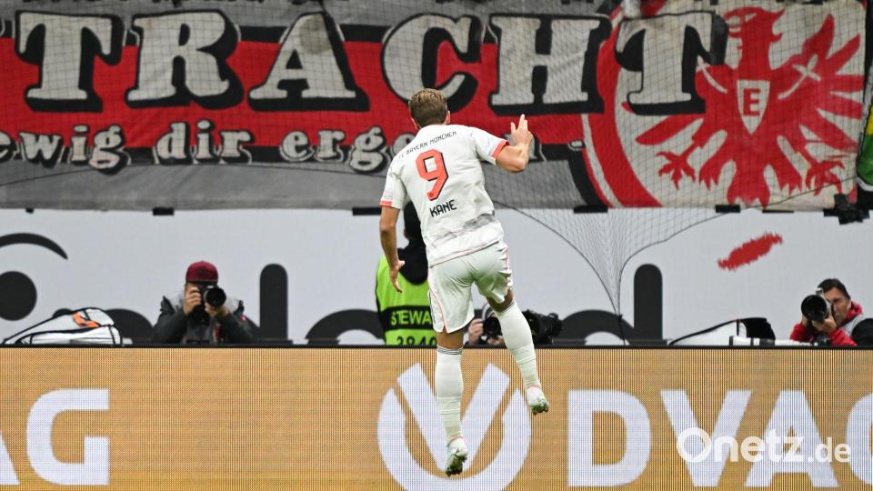 Jubelte bereits zum elften Mal im sechsten Bundesliga-Saisonspiel: Bayern-Star Harry Kane. Bild: Arne Dedert/dpa