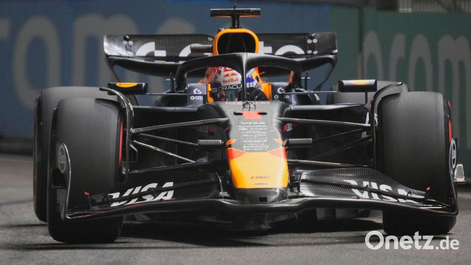 Gelingt Max Verstappen sein erster Sieg auf dem Marina Bay Street Circuit? Bild: Vincent Thian/AP/dpa
