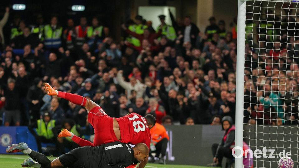 Ein Tor mit vollem Einsatz - aber zu wenig für den FC Liverpool. Bild: Ian Walton/AP/dpa