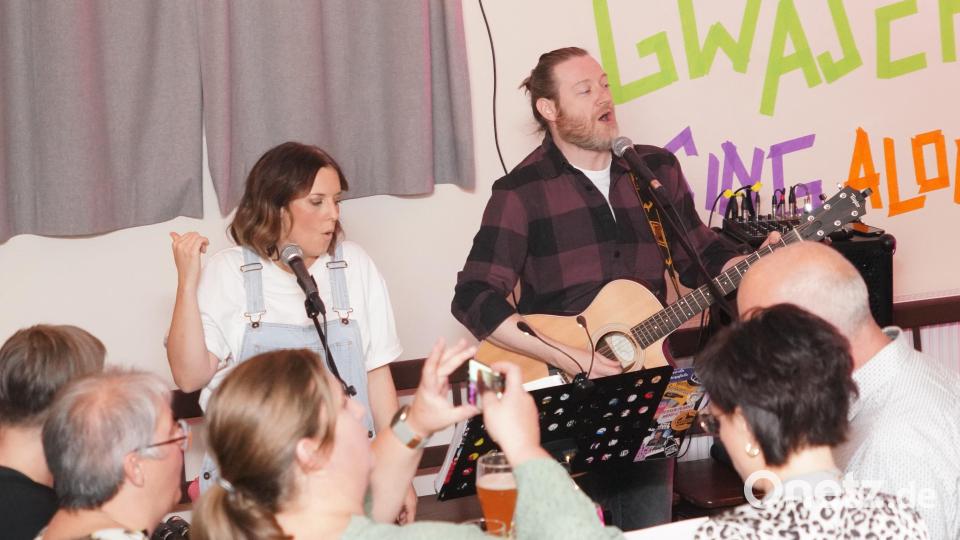 Franzi Glaser und Jens Schmelzle alias &quot;Gwasch&quot; Bild: fvo