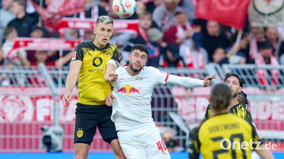 Harter Fight auf Augenhöhe: Dortmund und Leipzig spielen 1:1 Bild: Bernd Thissen/dpa