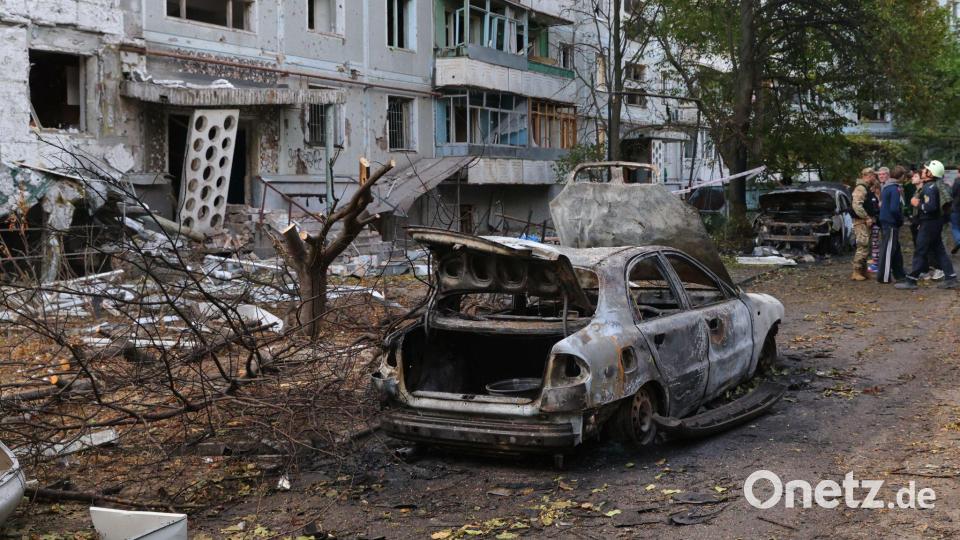 Immer wieder ist die Stadt Saporischschja Ziel russischer Angriffe. Bild: Kateryna Klochko/AP/dpa