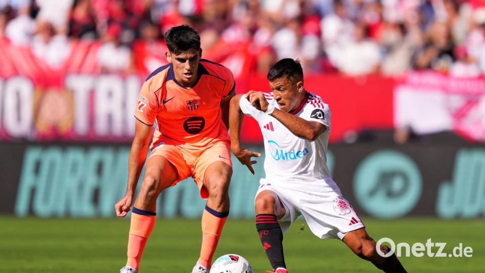 Sevillas Alexis Sanchez (r) lieferte ein gutes Spiel gegen seinen Ex-Club. Bild: Jose Breton/AP/dpa