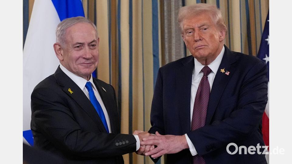 Netanjahu hat dem Friedensplan von Trump bereits zugestimmt. (Archivbild) Bild: Alex Brandon/AP/dpa