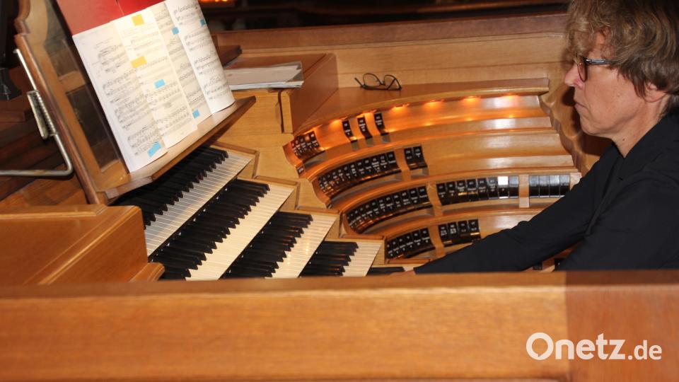 Judith Trifellner-Spalt bei ihrem Konzert in der Basilika. Bild: kro