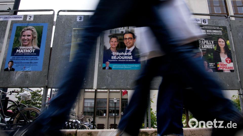 Schon im November könnte es Neuwahlen in Frankreich geben (Archivbild). Bild: Christophe Ena/AP/dpa
