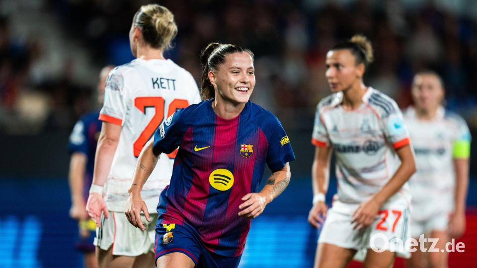Barcelona und Claudia Pina drehen gegen die Bayern auf Bild: Joan Gosa/XinHua/dpa