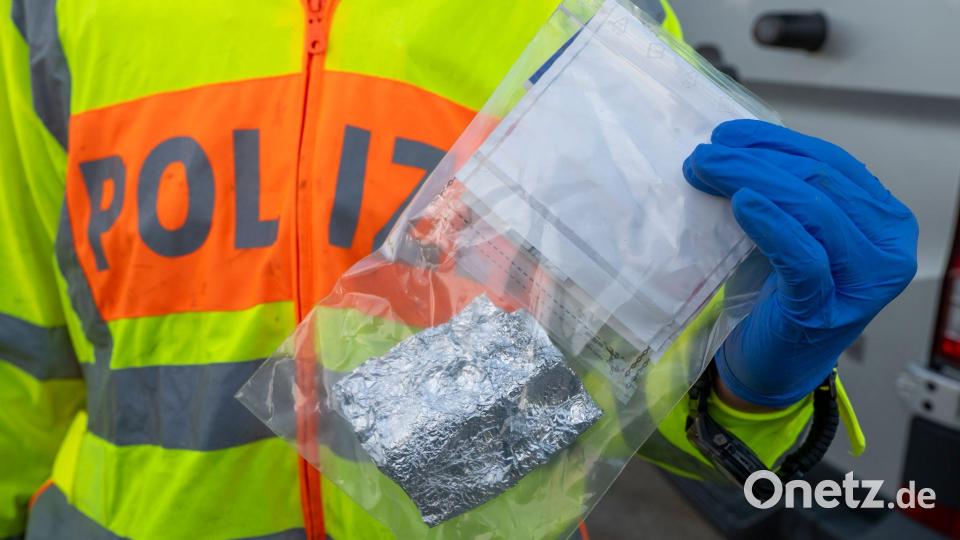 Kokainfund an der A8. Bild: Peter Kneffel/dpa