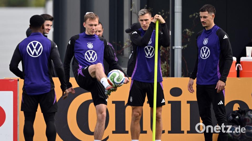 Nico Schlotterbeck ist ein Hoffnungsträger der DFB-Elf auf das WM-Ticket. Bild: Federico Gambarini/dpa