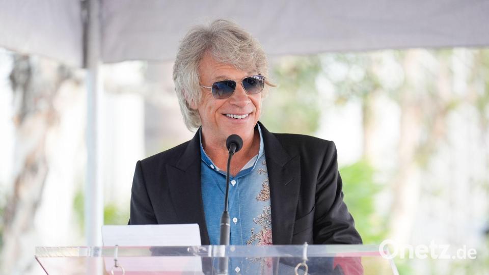 US-Rocker Jon Bon Jovi ist ein selbsterklärter Def Leppard Fan. Bild: Chris Pizzello/Invision/AP/dpa