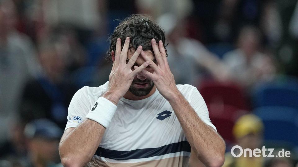 Für Valentin Vacherot ist es die erste Endspiel-Teilnahme auf der ATP-Tour. Bild: Andy Wong/AP/dpa