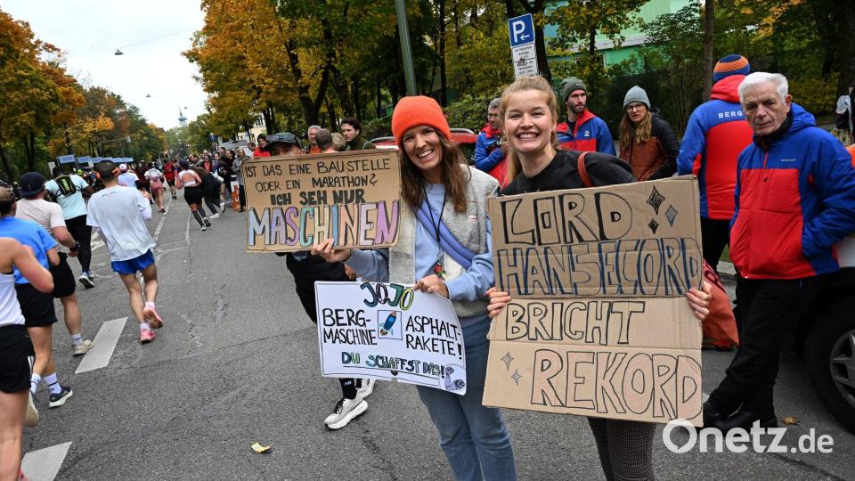 Es gab viel Unterstützung vom Straßenrand. Bild: Felix Hörhager/dpa