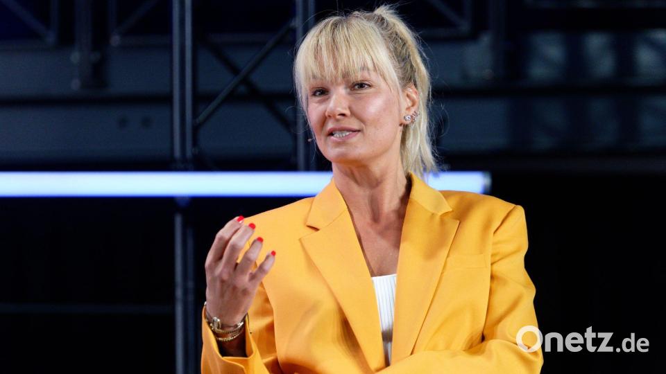 Franziska van Almsick sieht Olympische Spiele in Deutschland als Chance für die Gesellschaft. Bild: Henning Kaiser/dpa