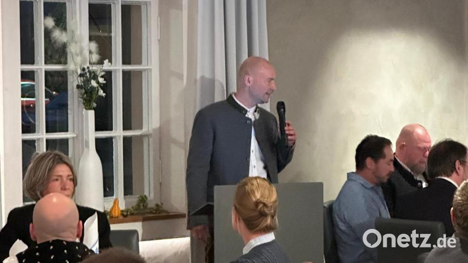 Er begrüßte die Gäste: Rotary-Präsident Marco Werner Bild: lei