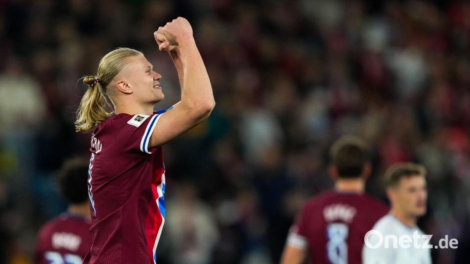Lässt Norwegen jubeln: Erling Haaland. Bild: Fredrik Varfjell/NTB/dpa