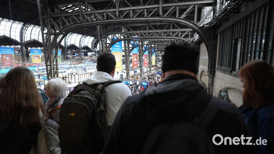 Jeden Tag fahren hunderte Züge am Hamburger Hauptbahnhof Bild: Marcus Brandt/dpa